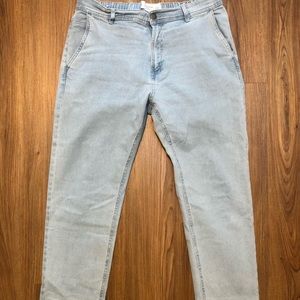 Cotton On- Drake Roller Pant Light Blue  - Size 34